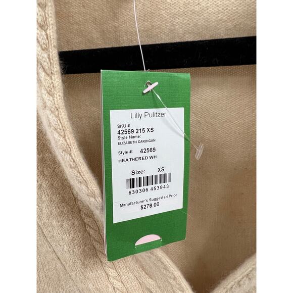 NWT Lilly Pulitzer Elizabeth Cardigan size XS - Picture 4 of 6